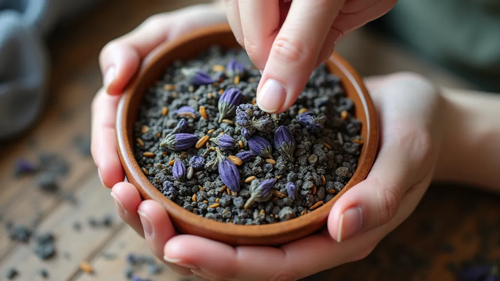 Adding lavender to a tea blend