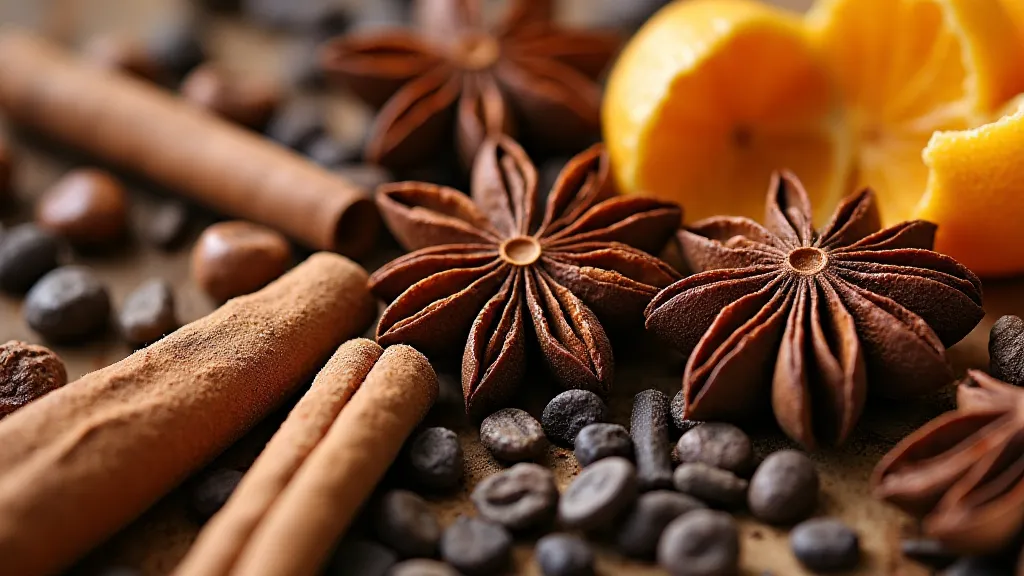 An assortment of autumn spices