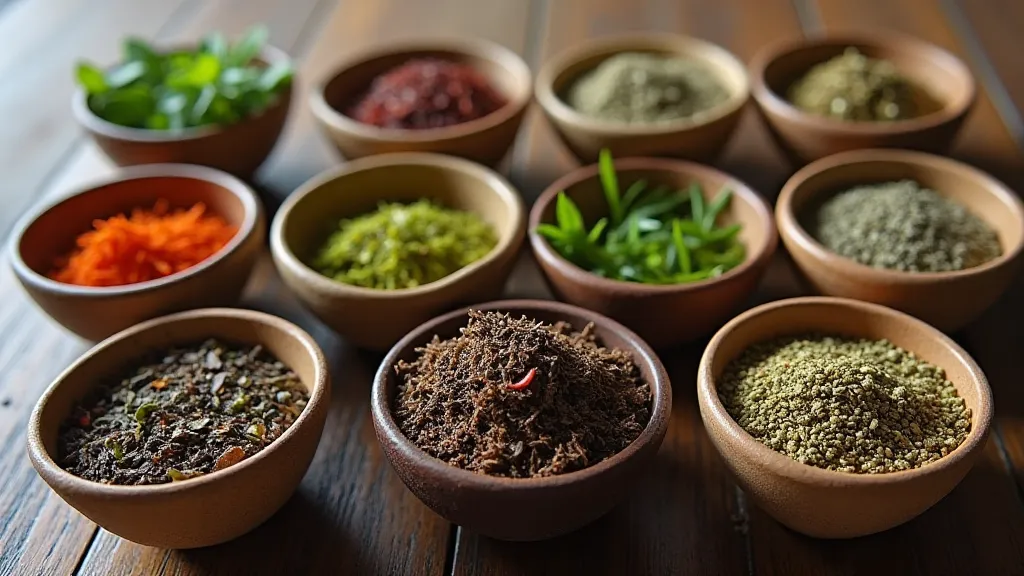 Loose leaf tea blending supplies